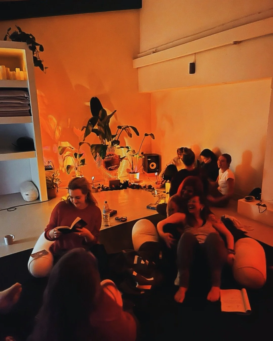 Snippets from Sensual Somatics led by the amazing @mady.metamorphosis . A monthly space for women to unapologetically step into their power and reclaim the body&rsquo;s erotic intelligence. It&rsquo;s a session to reawaken the fire that&rsquo;s been 