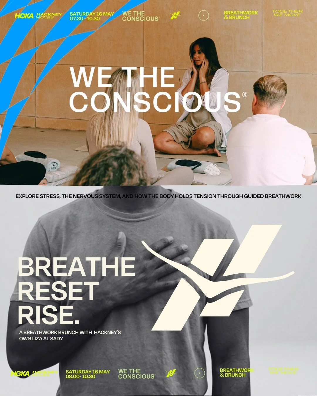 Your breath has the power to change your state, moving you from stress to calm just by following a few breathing techniques.

Join Hackney&rsquo;s very own Liza Al-Sady, breath expert and founder of We The Conscious, UK&rsquo;s only breath-led multi