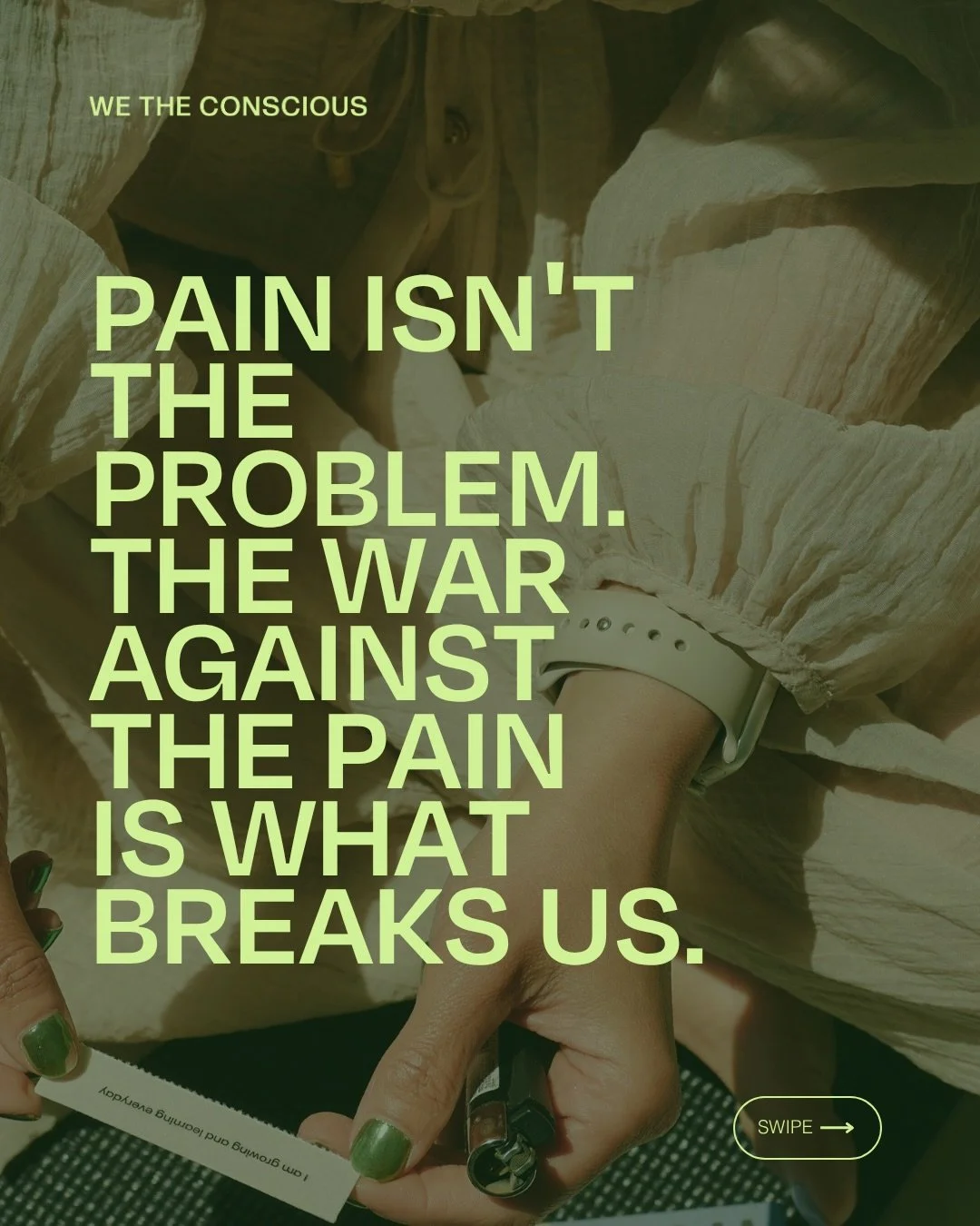 There&rsquo;s a beautiful quote by Khalil Gibran that says, &ldquo;Your pain is the breaking of the shell that encloses your understanding.&rdquo;

It encapsulates exactly how we feel about pain, or how we&rsquo;ve been led to believe what pain is. B
