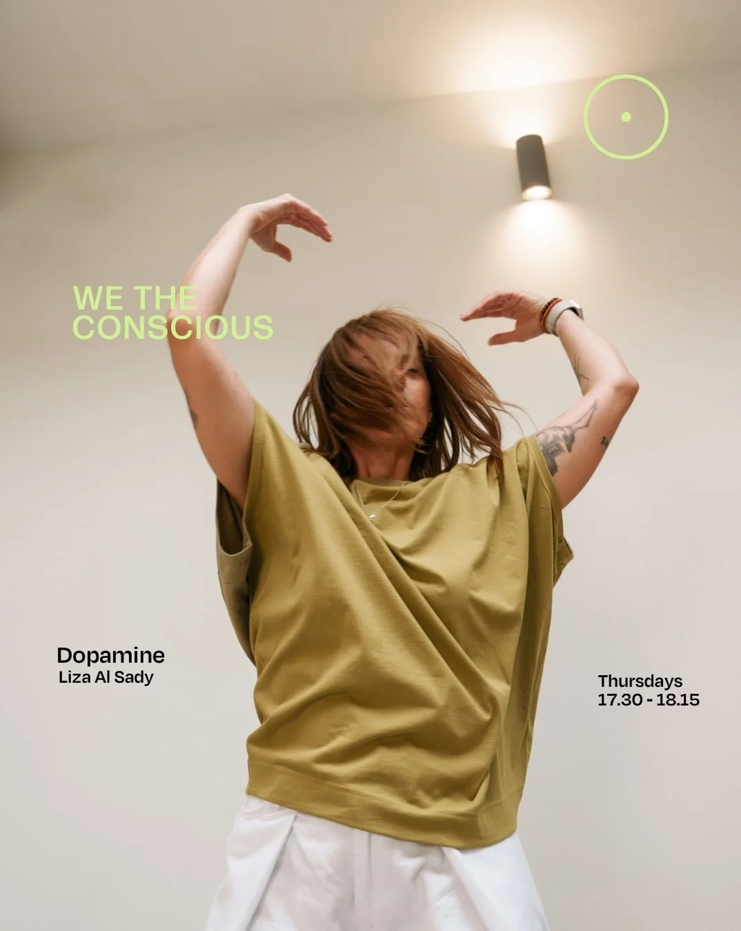 DOPAMINE - A weekly class that weaves active breath, micro somatic movements and banging electronic dance music. There&rsquo;s so many studies right now on the power of electronic music and dance on the body and its healing properties. 

We&rsquo;re 