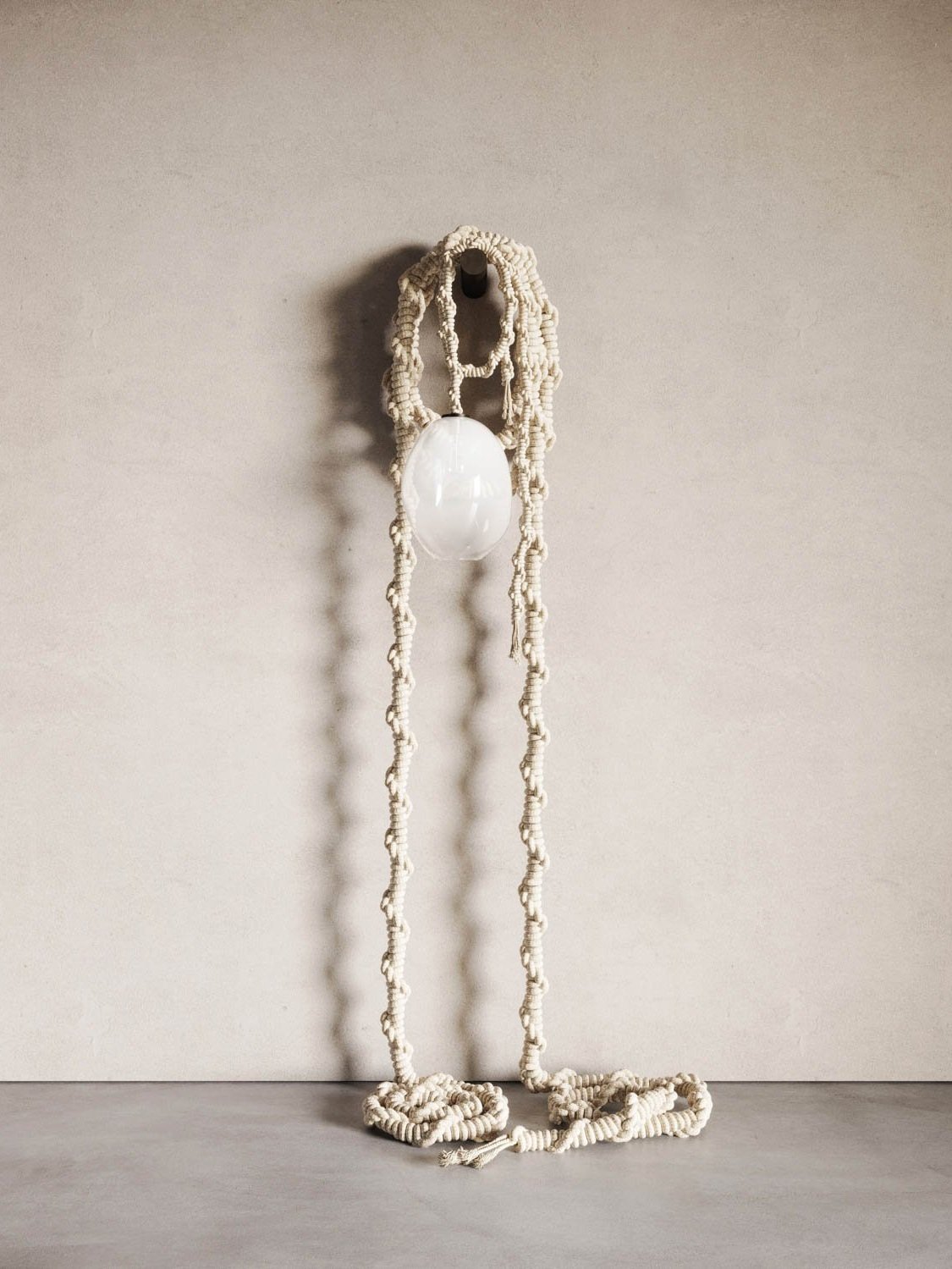 Onda Sconce Long (Two Draping Ropes)