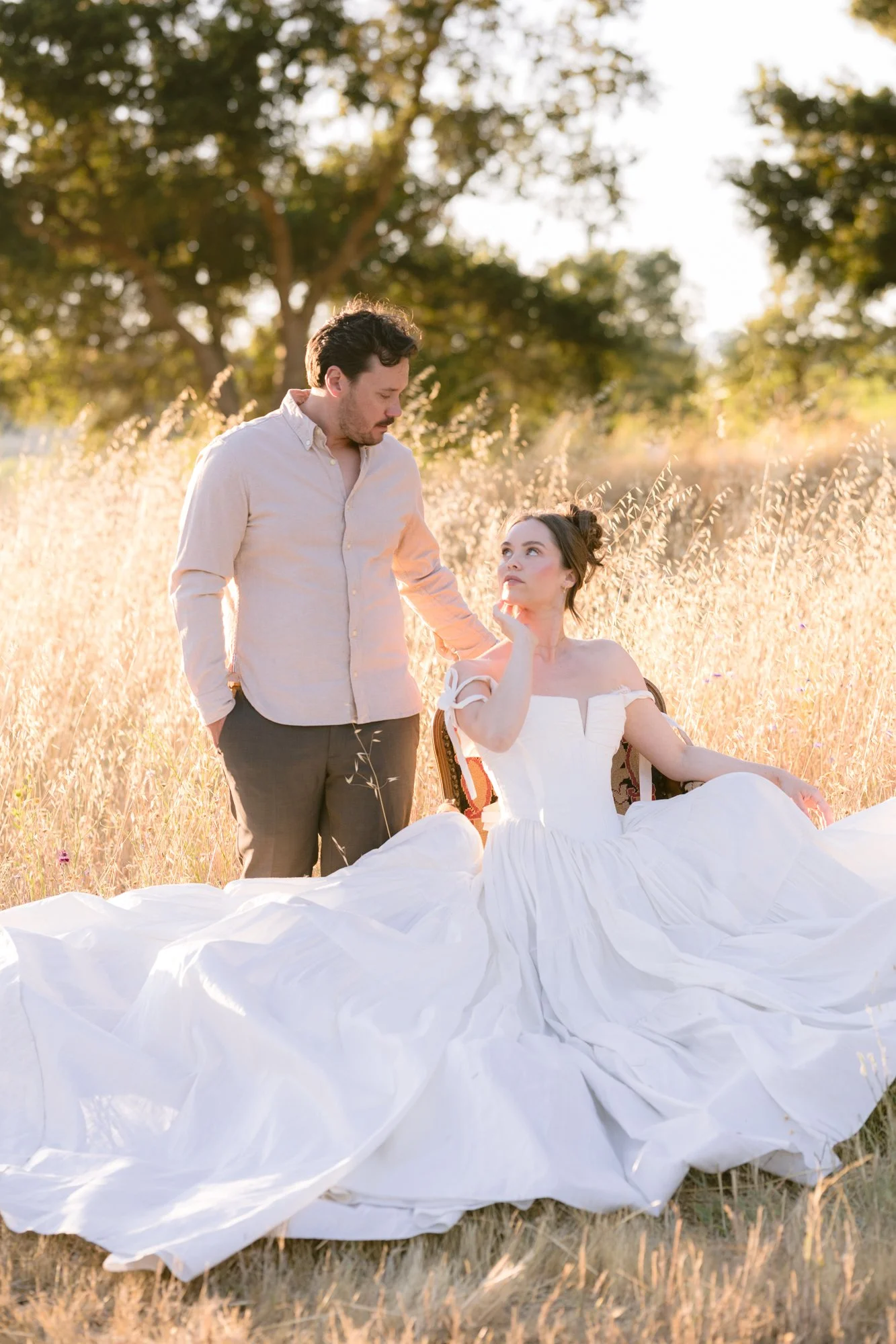 Peaceful countryside ceremony space designed for small luxury elopements