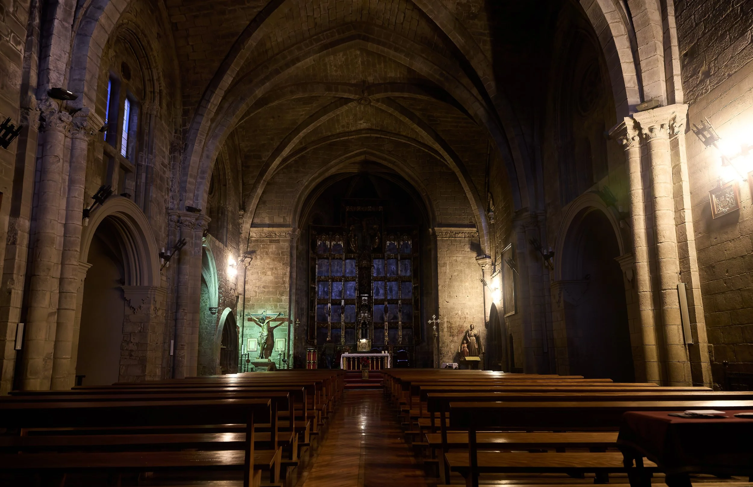 Spain, Olite-Saint Mary the Royal church