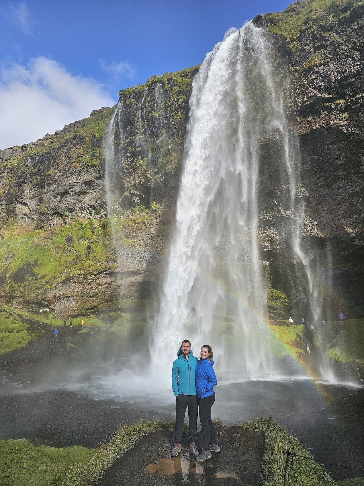 Chasing waterfalls in Iceland (Seljalandsfoss).  August 2023