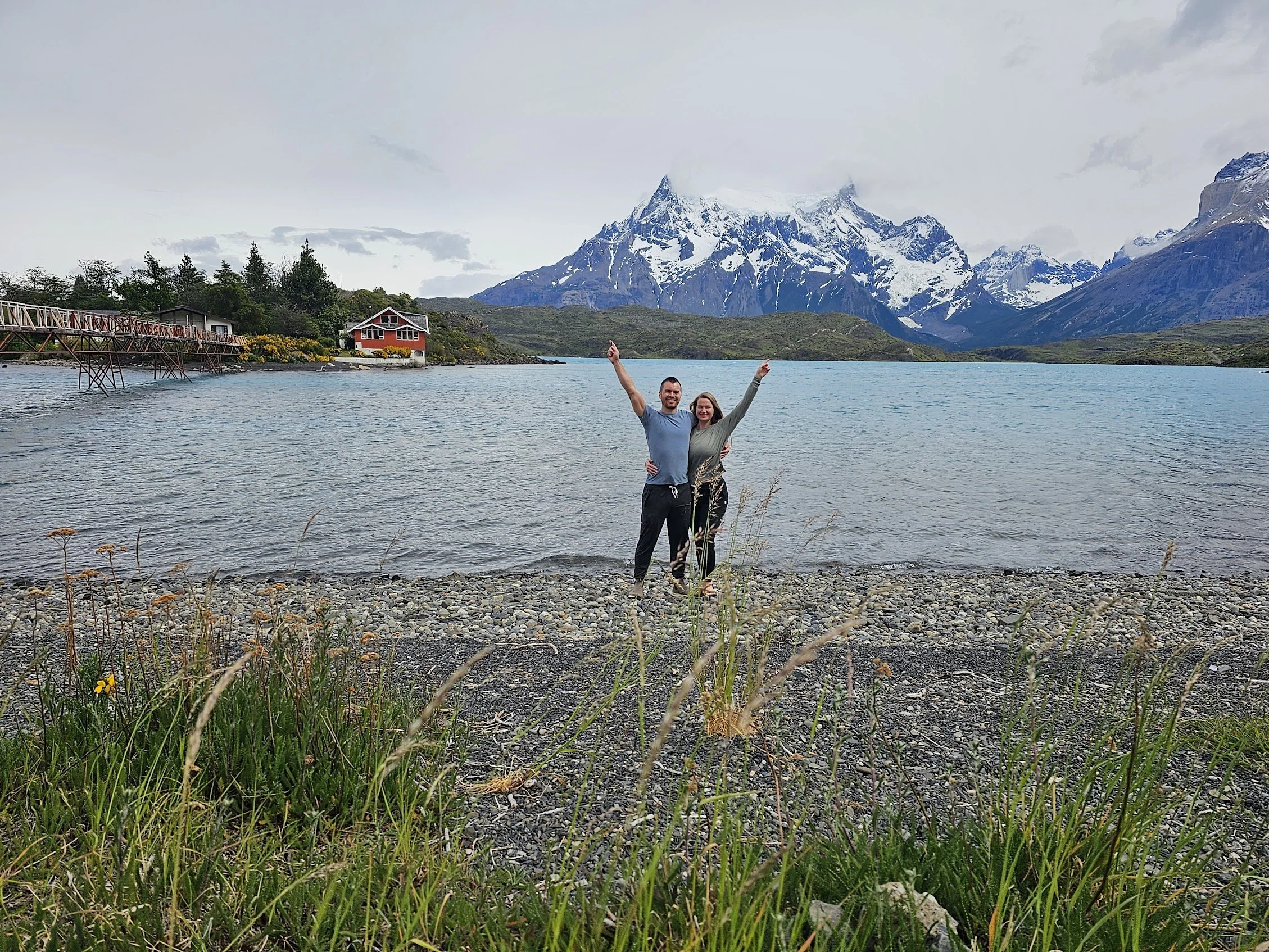 Hosteria Pehoe in Torres del Paine, Chile.  December 2023