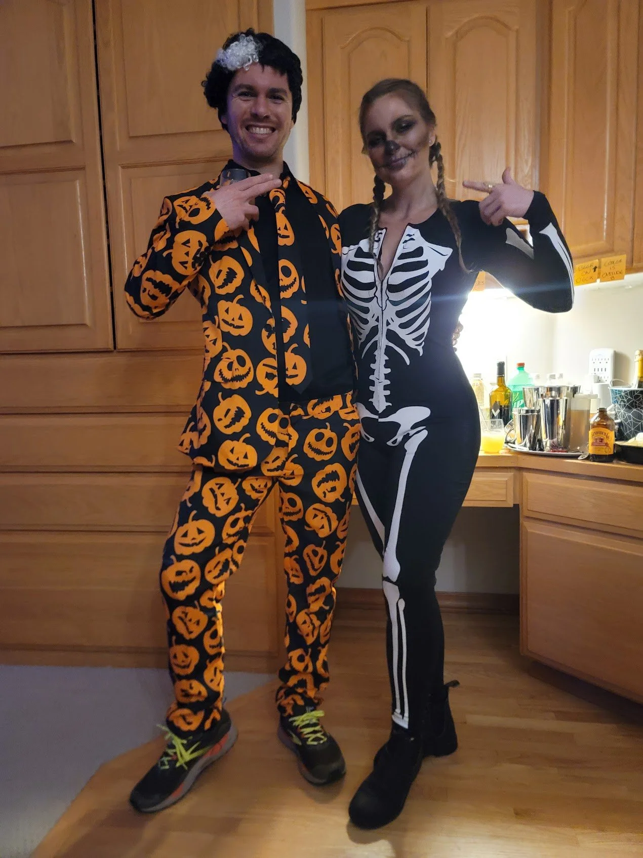 David Pumpkins and his Beat Girl Skeleton.  2022