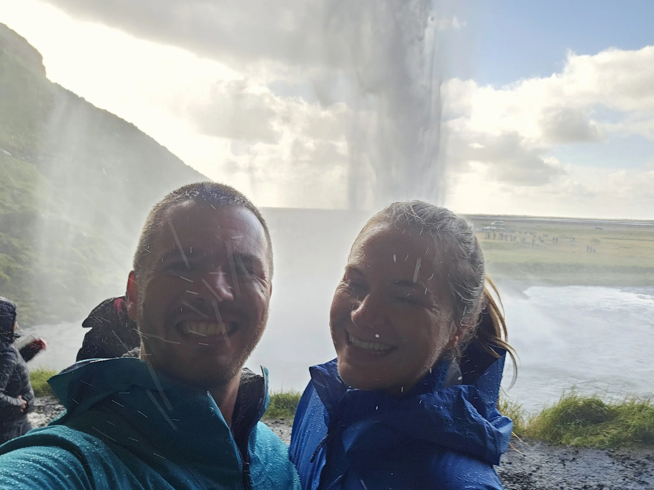 Melina's eyes are often closed in great photos.  Iceland 2023