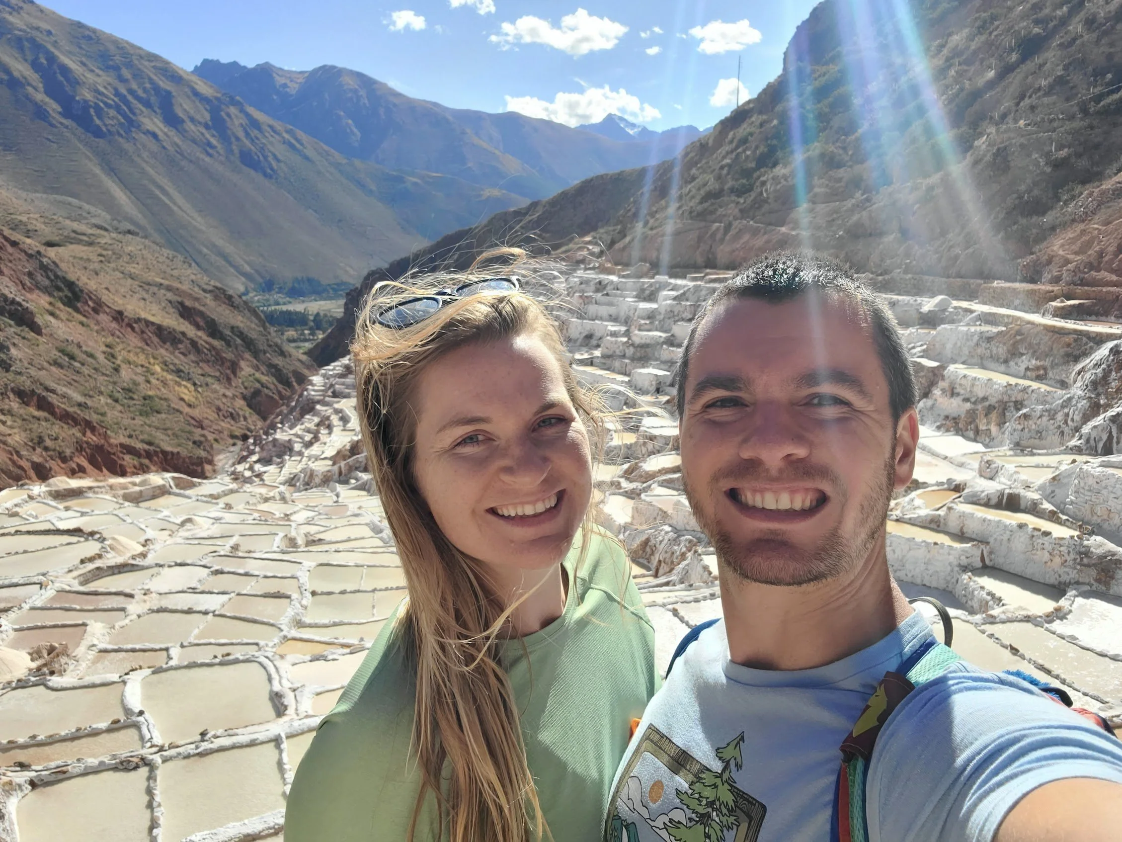 Sal De Maras in the Sacred Valley, Peru.  July 2022