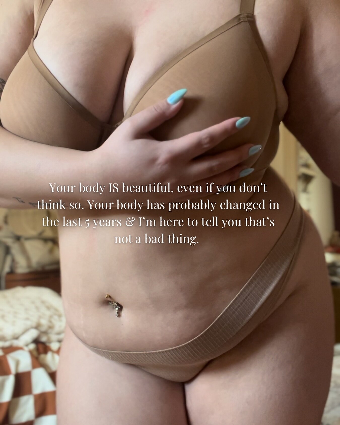 A transparent and raw post. 

My body has changed a lot in the last five years. Most of our bodies have!! I know that&rsquo;s not a bad thing. 

But hey, if you feel like it&rsquo;s a bad thing you&rsquo;re not alone. 

It&rsquo;s still hard and it&r