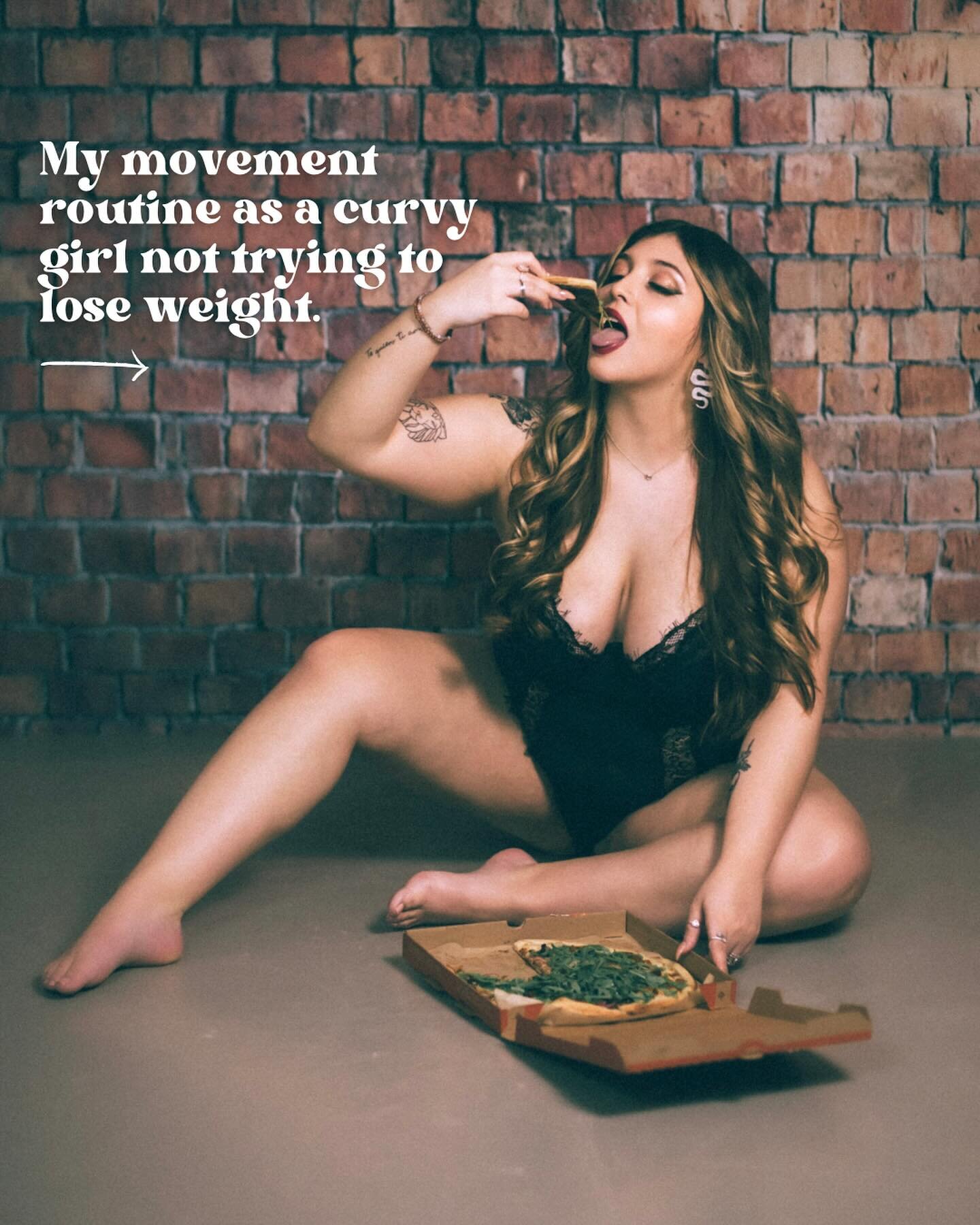 My movement routine as a curvy girl not trying to lose weight. Your routine may look different and it SHOULD! We all need to do what works for us. 

I&rsquo;ve been wanting to incorporate some more weight lifting and that is my goal this year!

I use