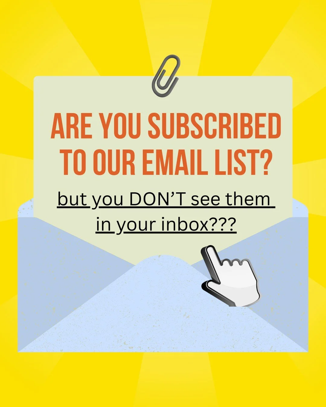 Signed up for our mailing list, but bummed you haven't seen any come through yet?
ㅤ
Gmail may have sorted them into your promotions folder. If you want to see them in your inbox: here's what you gotta do.
ㅤ
1. In the Gmail search bar, type from:angie