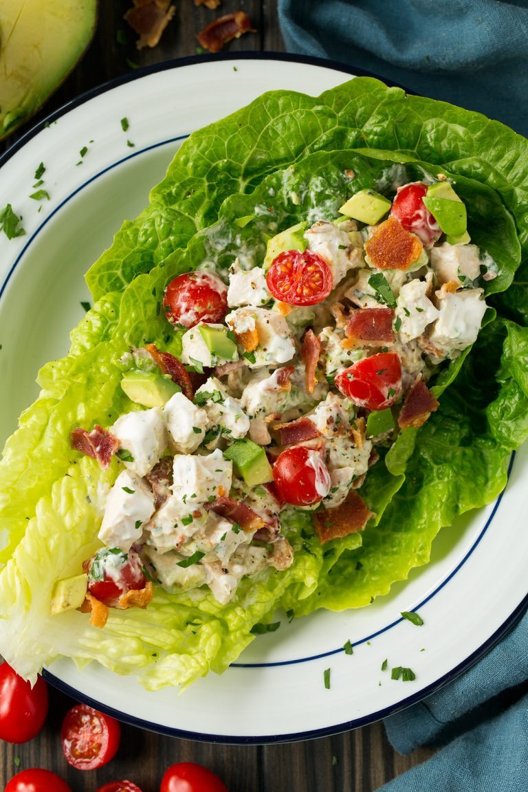BLT Chicken Salad Wraps