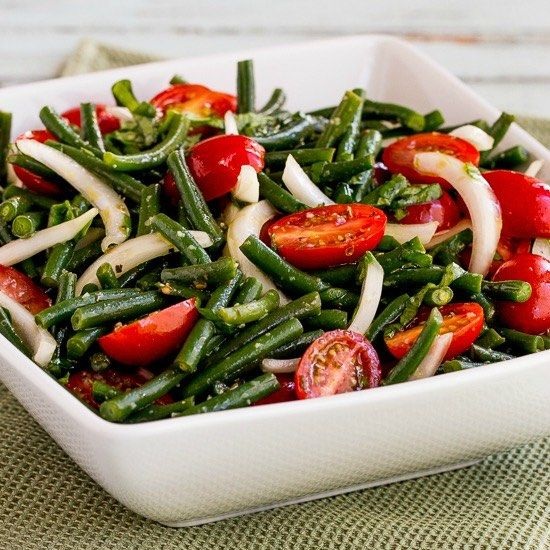 Green Beans with Tomato &amp; Basil