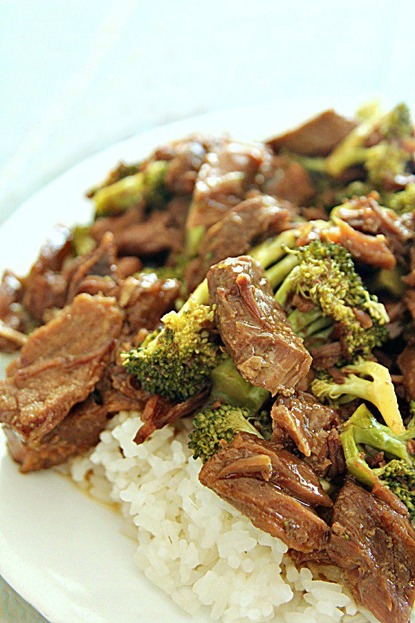 Crock Pot Beef &amp; Broccoli