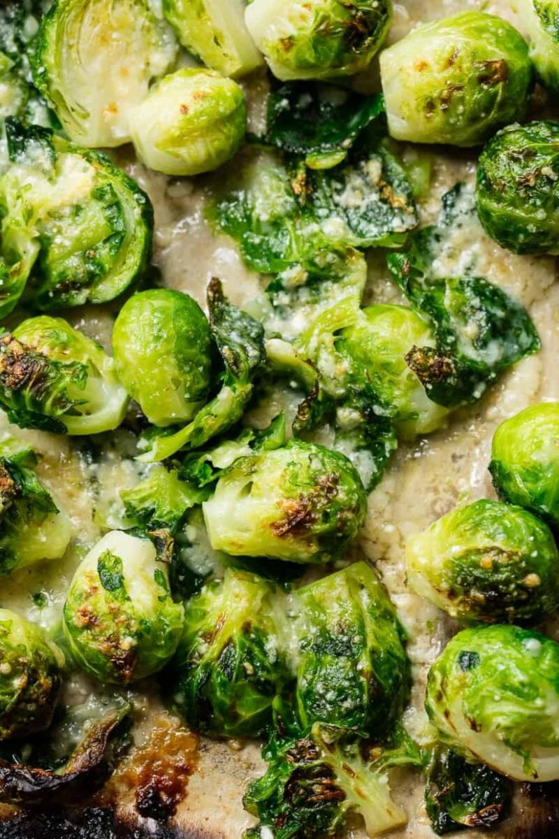 Golden Crusted Brussel Sprouts