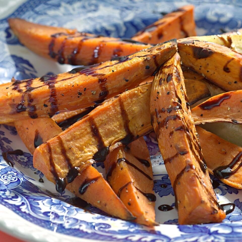 Sweet Potato Fries with Balsamic Drizzle