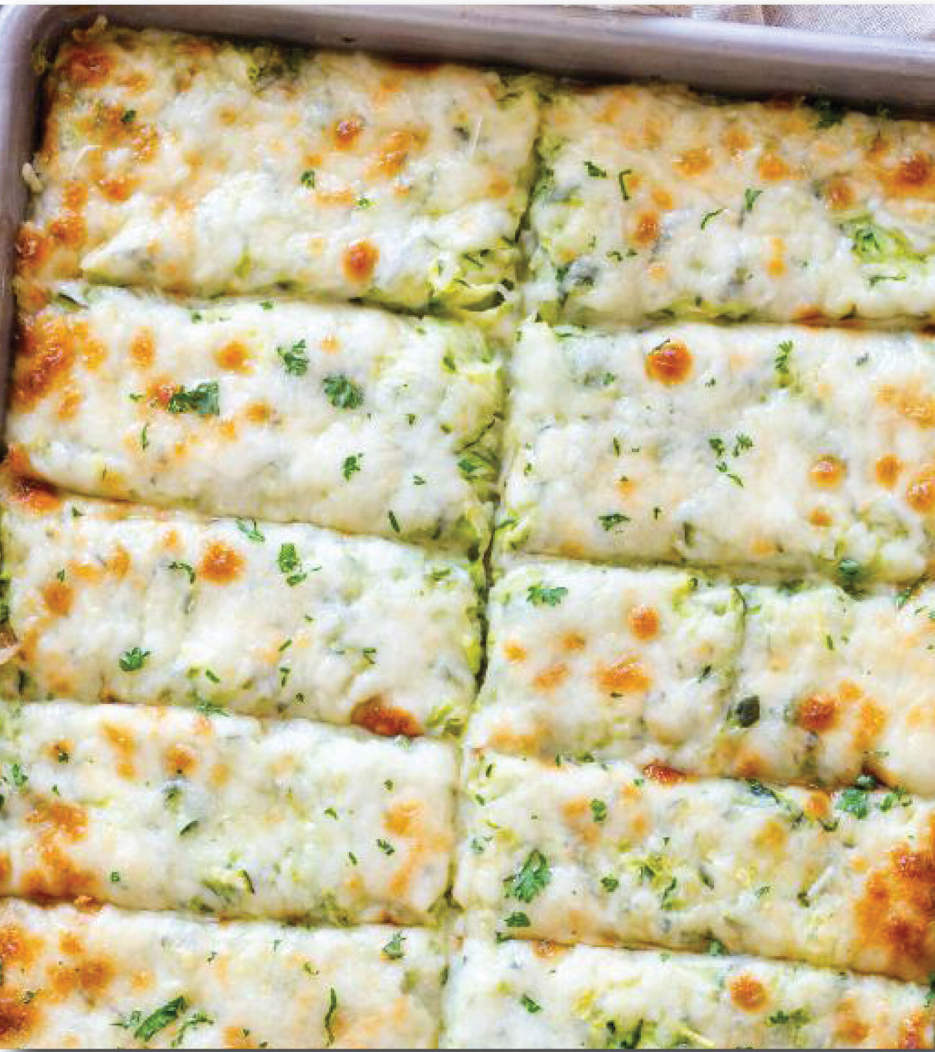 Cheesy Zucchini Breadsticks