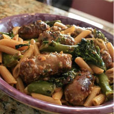 Italian Sausage &amp; Broccoli Rabe with Penne