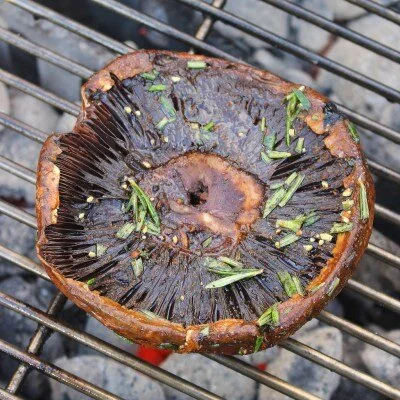 Grilled Portobellos w/Garlic &amp; Herbs