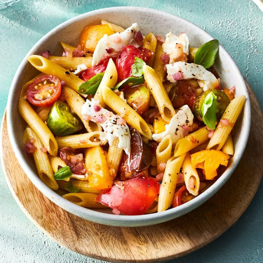 Pasta with Marinated Tomatoes
