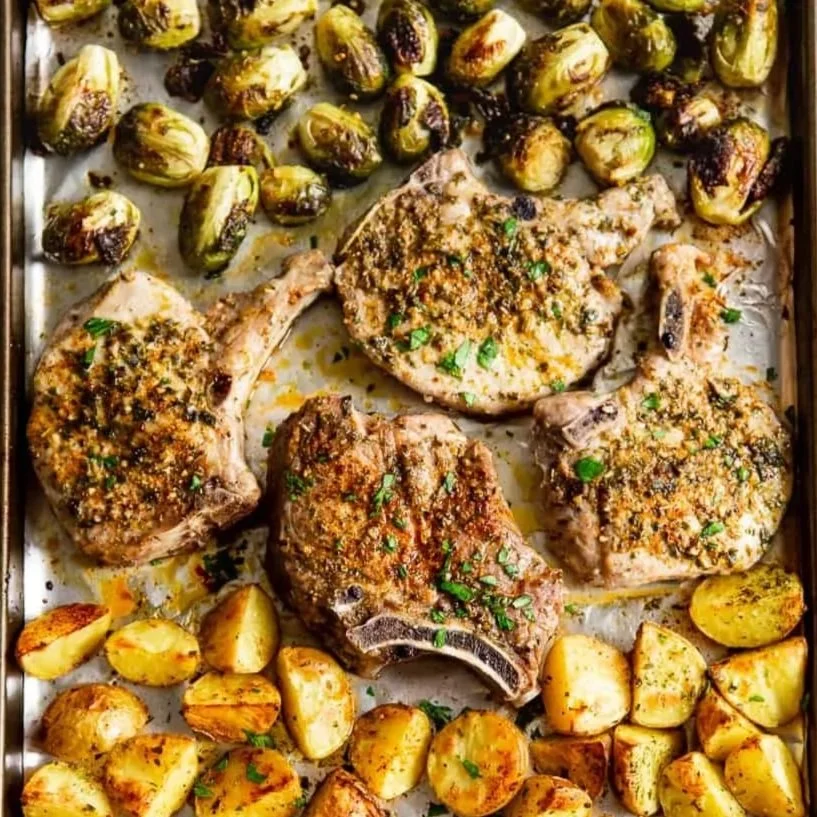 Sheetpan Pork Chops