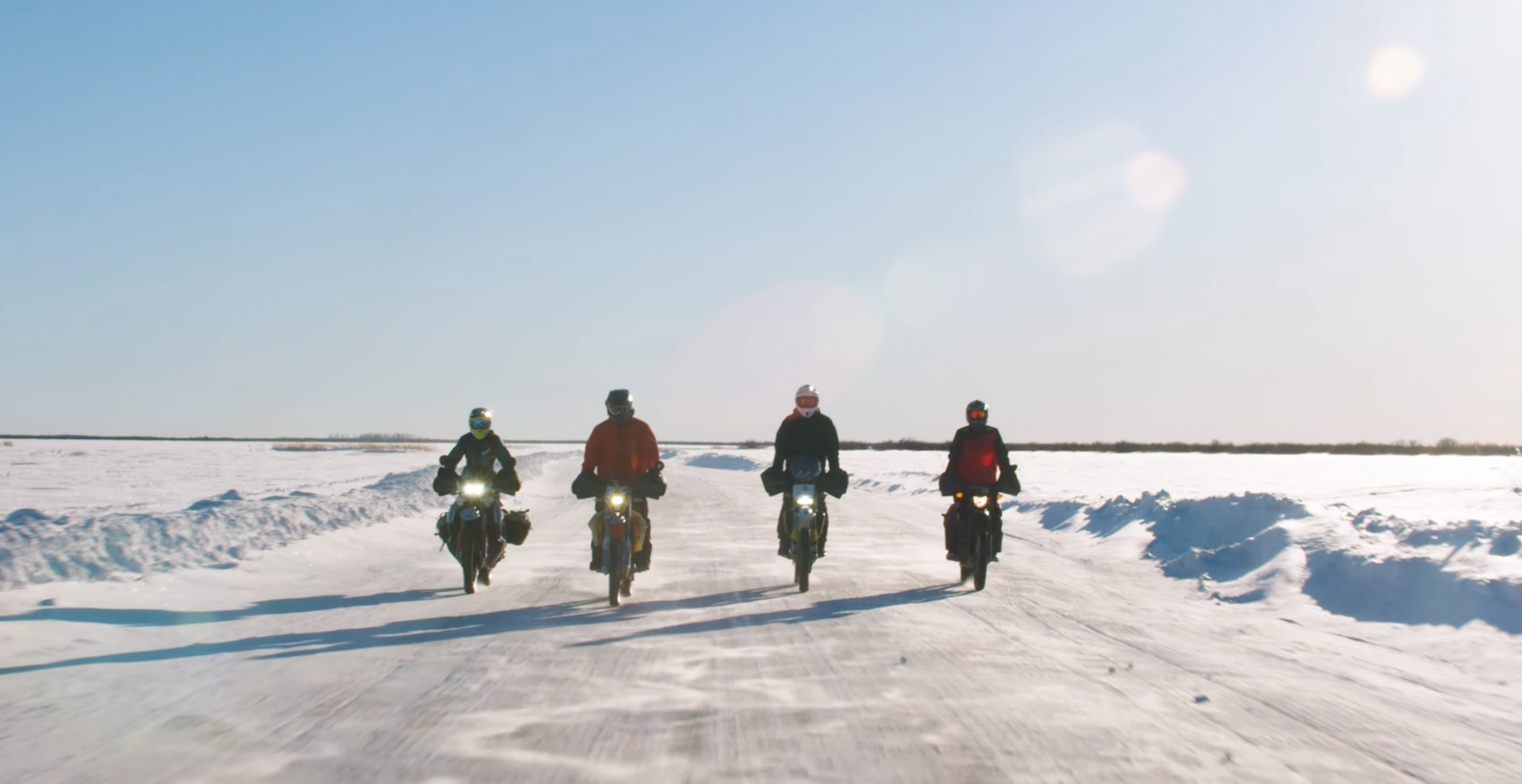 Documenting an Ice Road Motorcycle Adventure for Fort McMurray Economic Development
