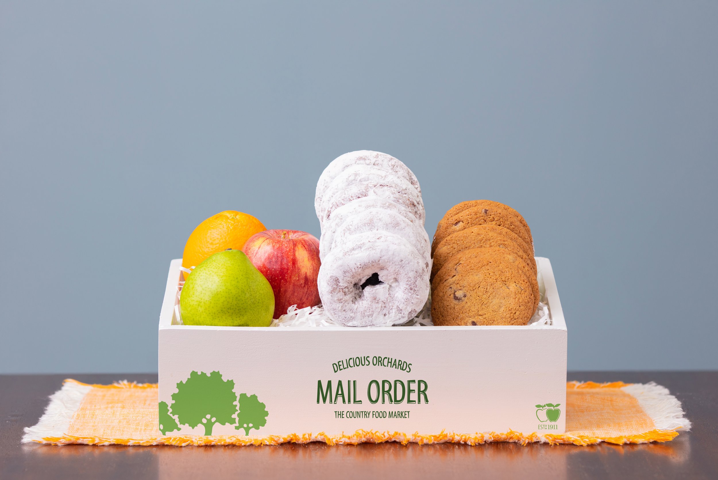 Delicious Orchards: Mail In Order box, photo by Nick Keifer