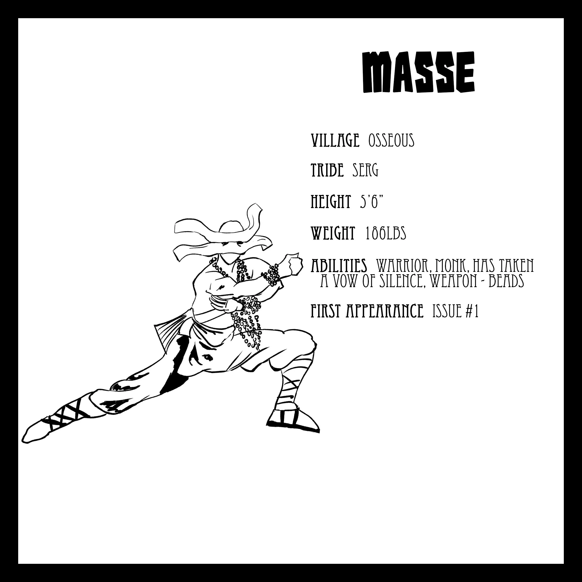 Agenda Indie Comic Book Character