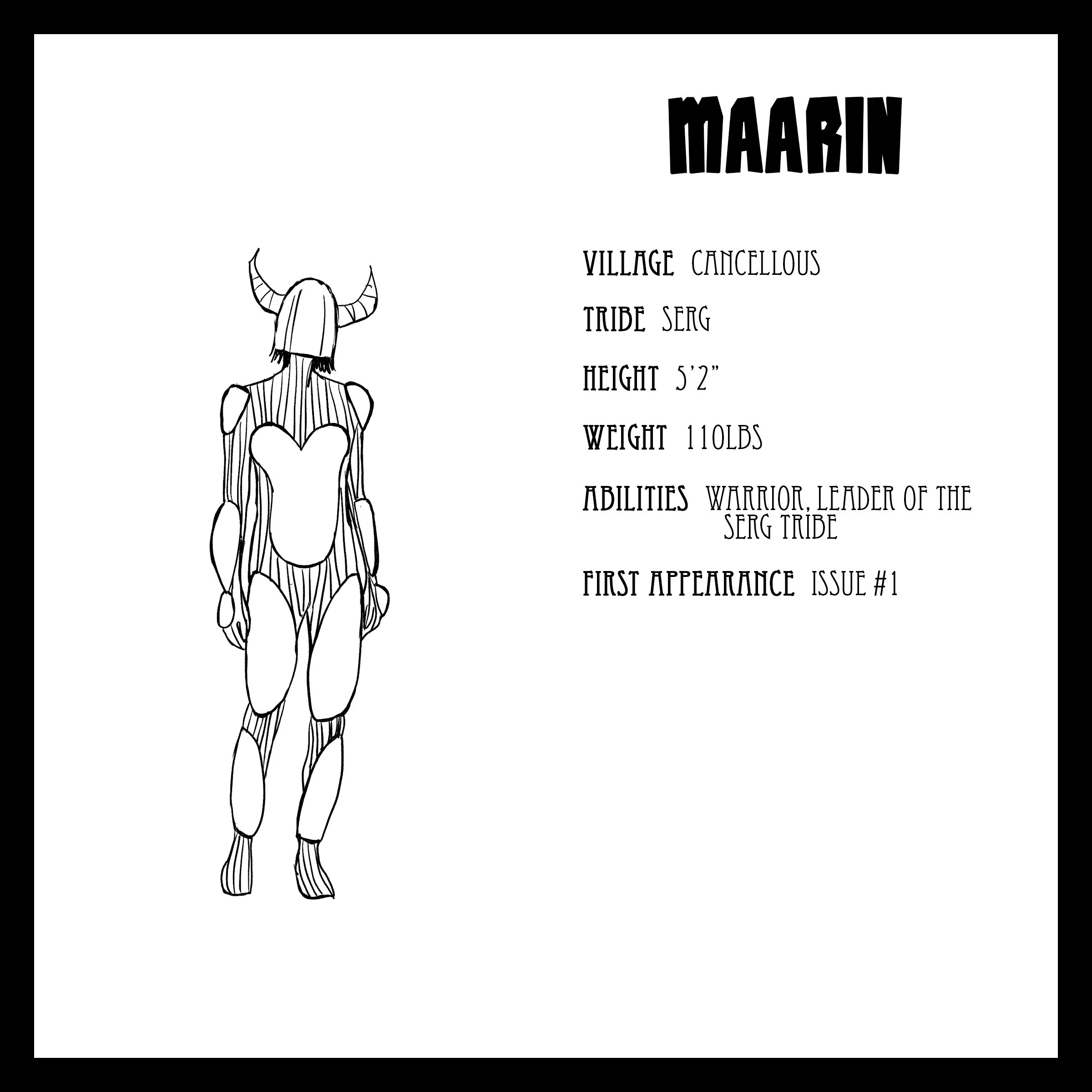 Agenda Indie Comic Book Character