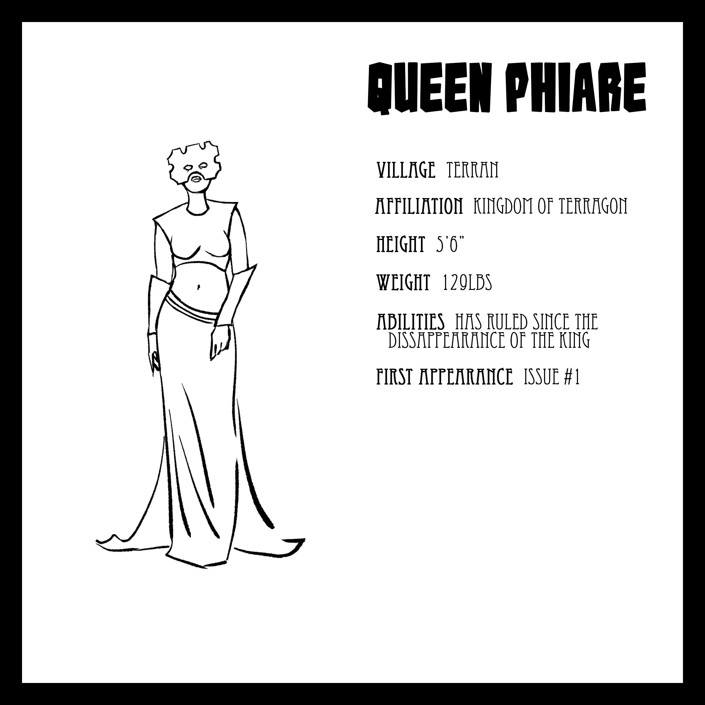 Agenda Indie Comic Book Character