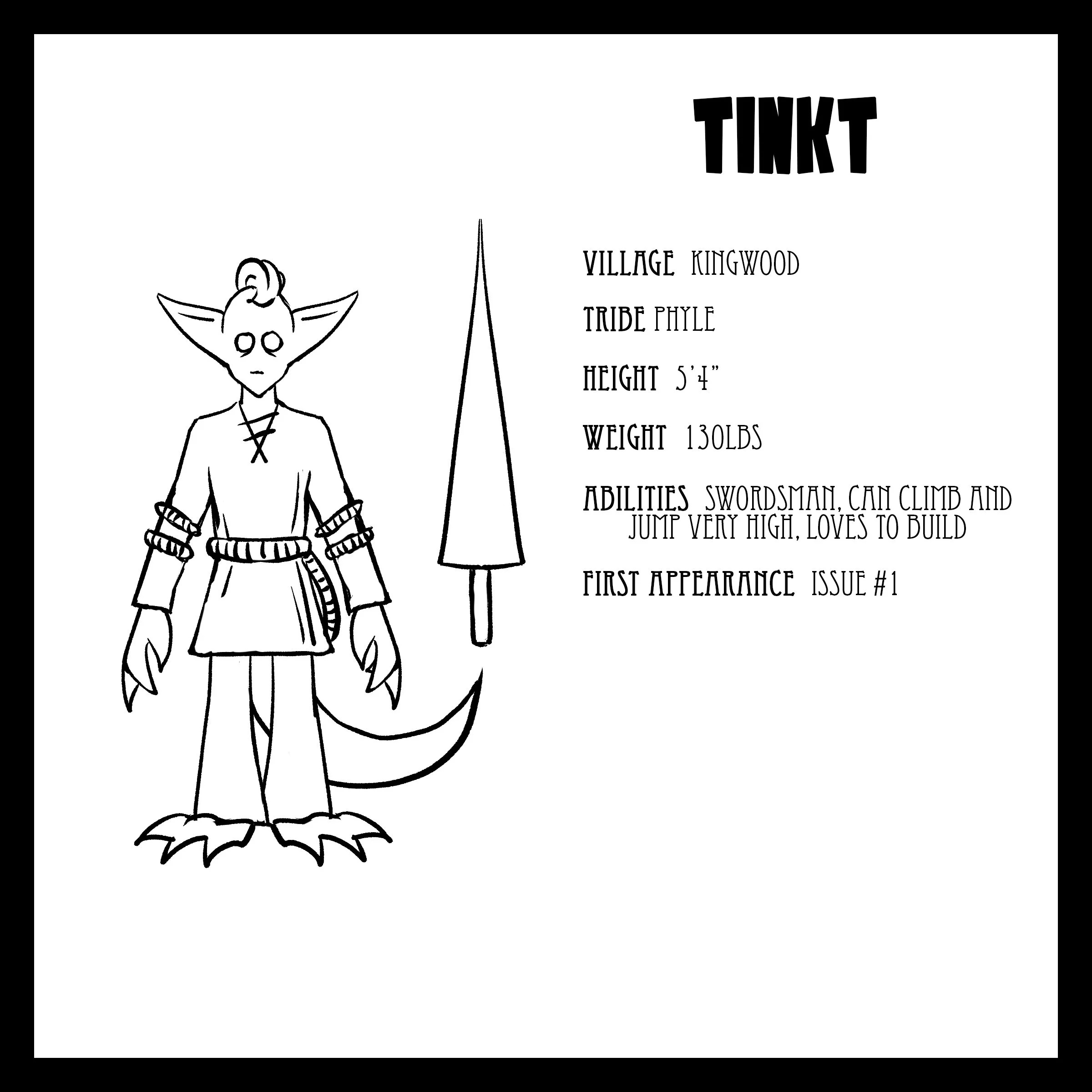 Agenda Indie Comic Book Character