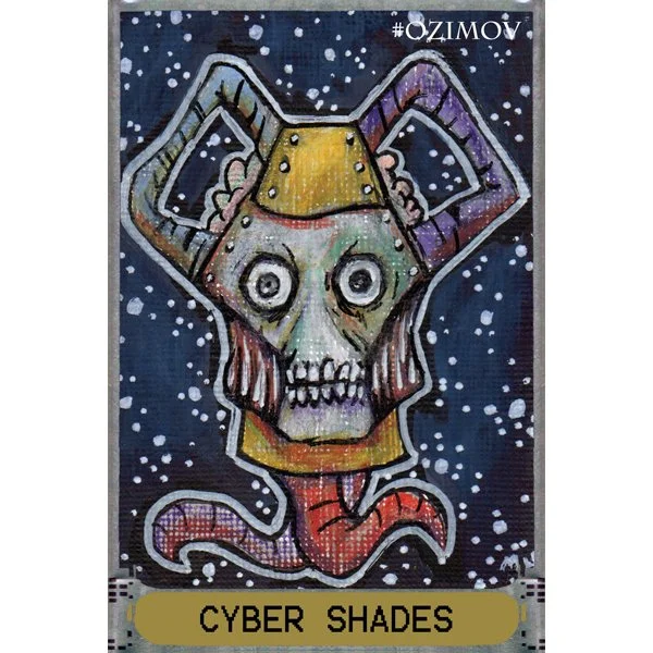 Cybershade Mixed Media Sketch Card