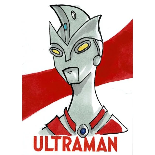 Ultraman Ace Sketch Card Series Four ACEO ATC 2024