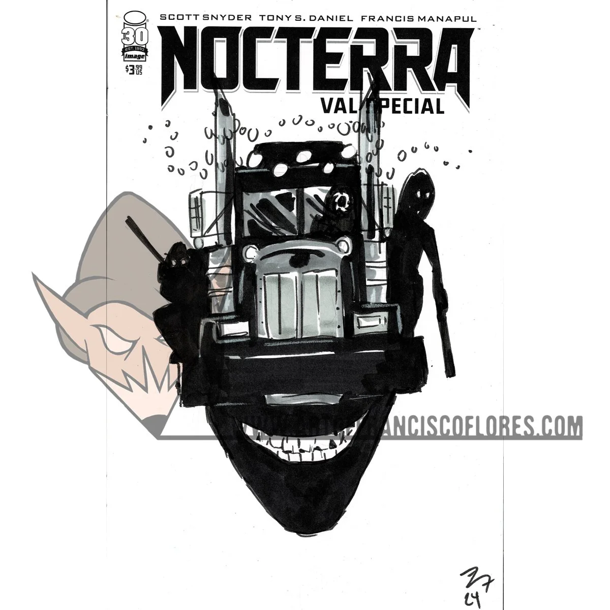 Nocterra Blacktop Bill Sketch Cover