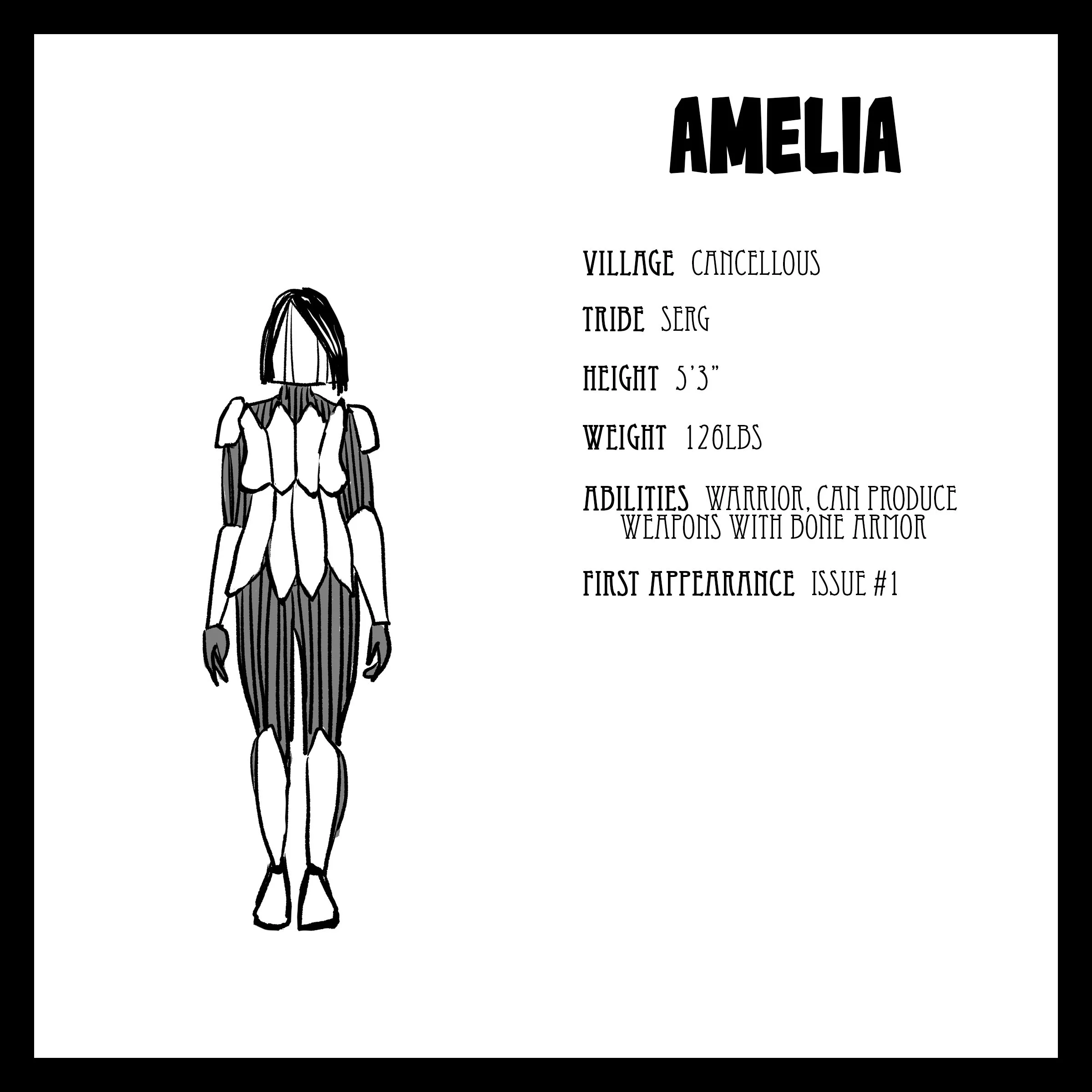 Agenda Indie Comic Book Character