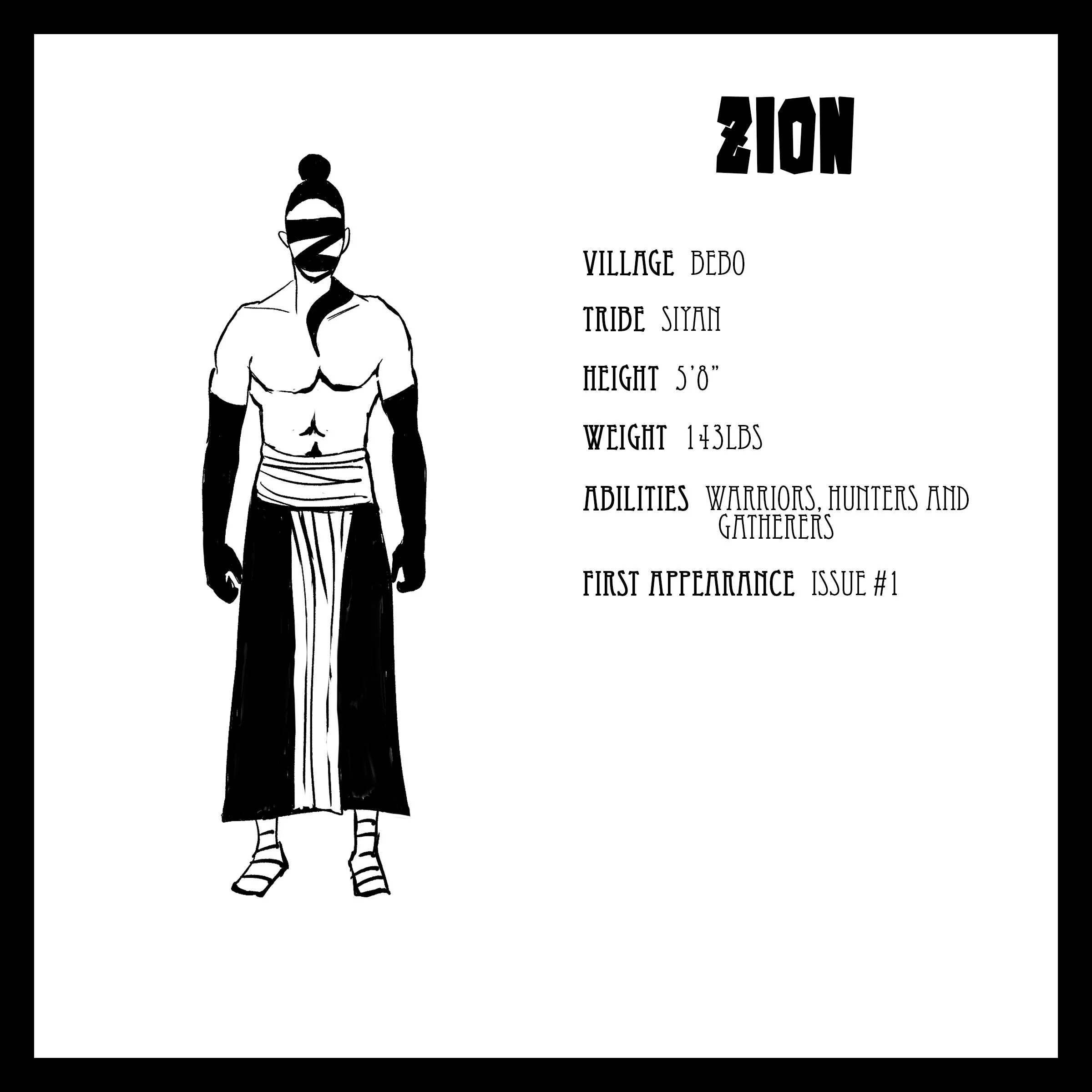 Agenda Indie Comic Book Character