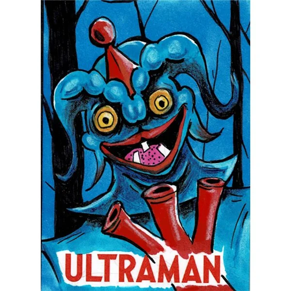 Ultraman Ace Sketch Card Series Four ACEO ATC 2024 Alien Simon