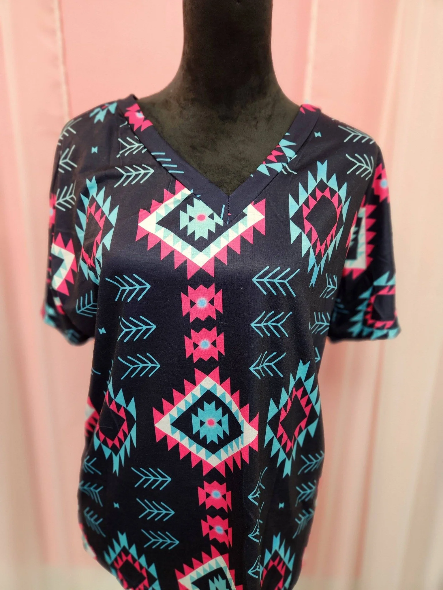 Blouse Spring blue western.jpg