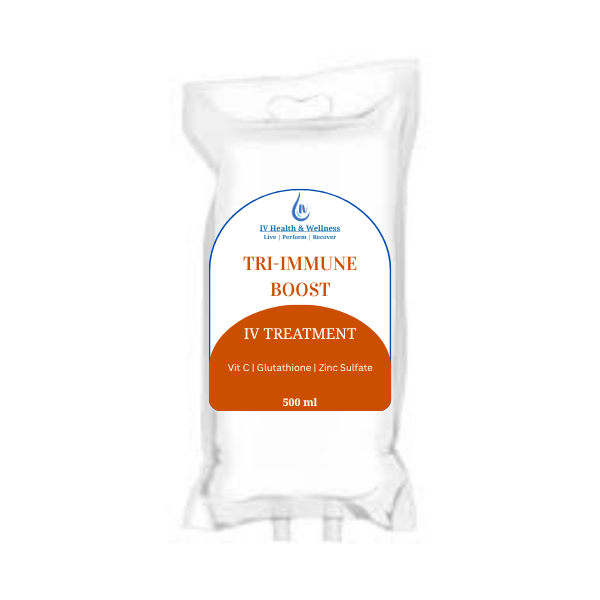 Tri-Immune Boost IV - Supports antioxidant activity,  Supports immune system function, and Promotes overall wellness