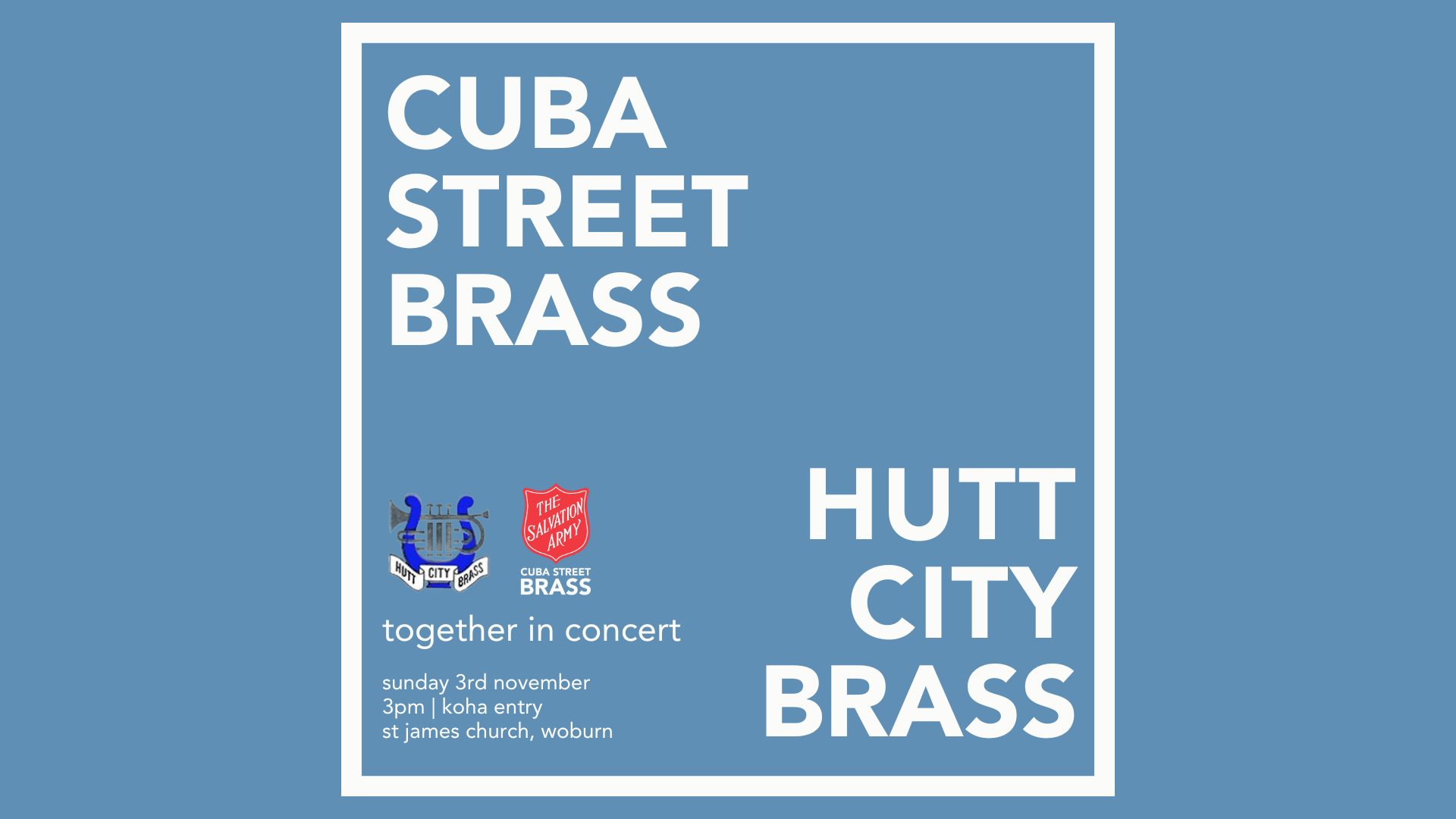 Cuba Street x Hutt City Brass Concert