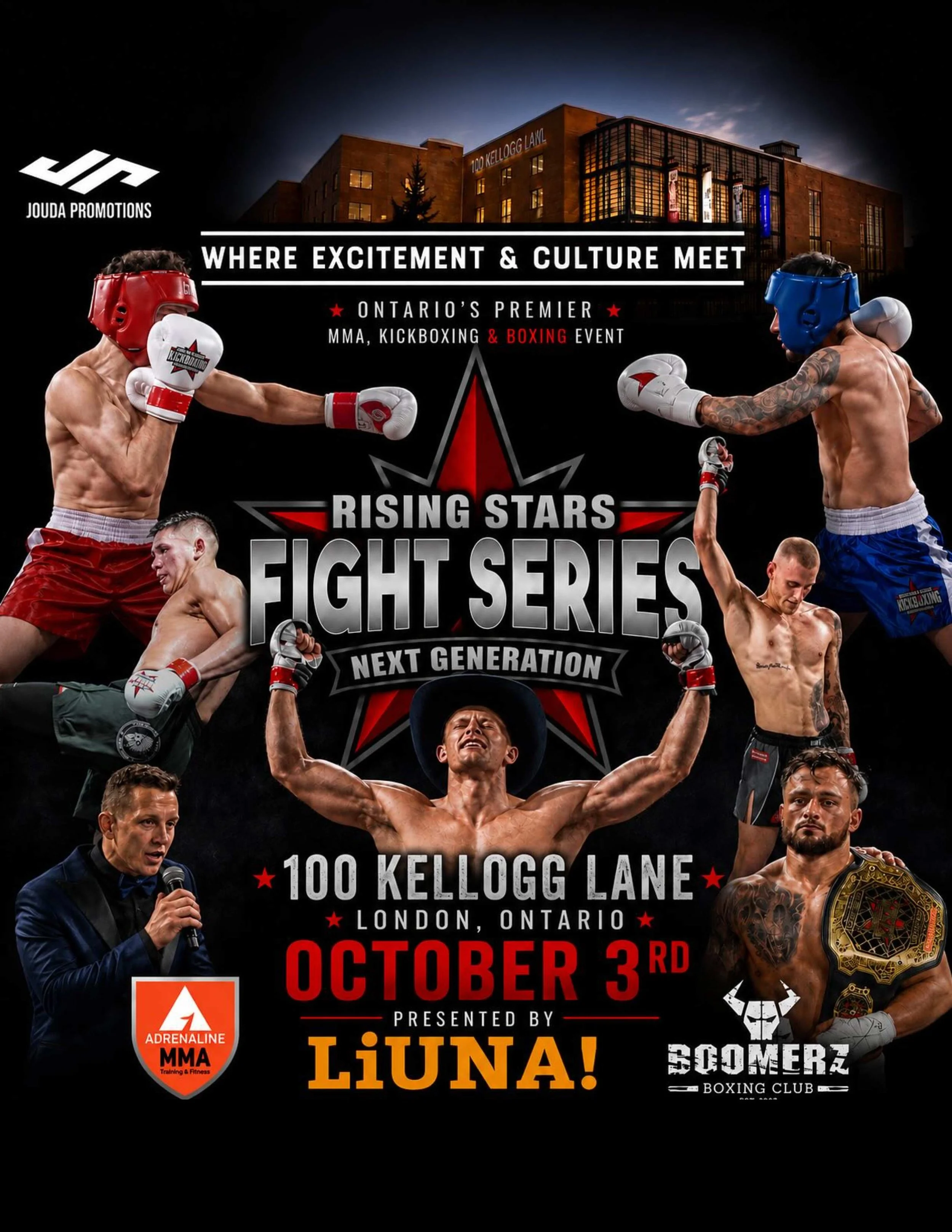 NEXT GENERATION RISING STARS FIGHT SERIES &amp; JOUDA PROMOTIONS: MMA, KICKBOXING &amp; BOXING