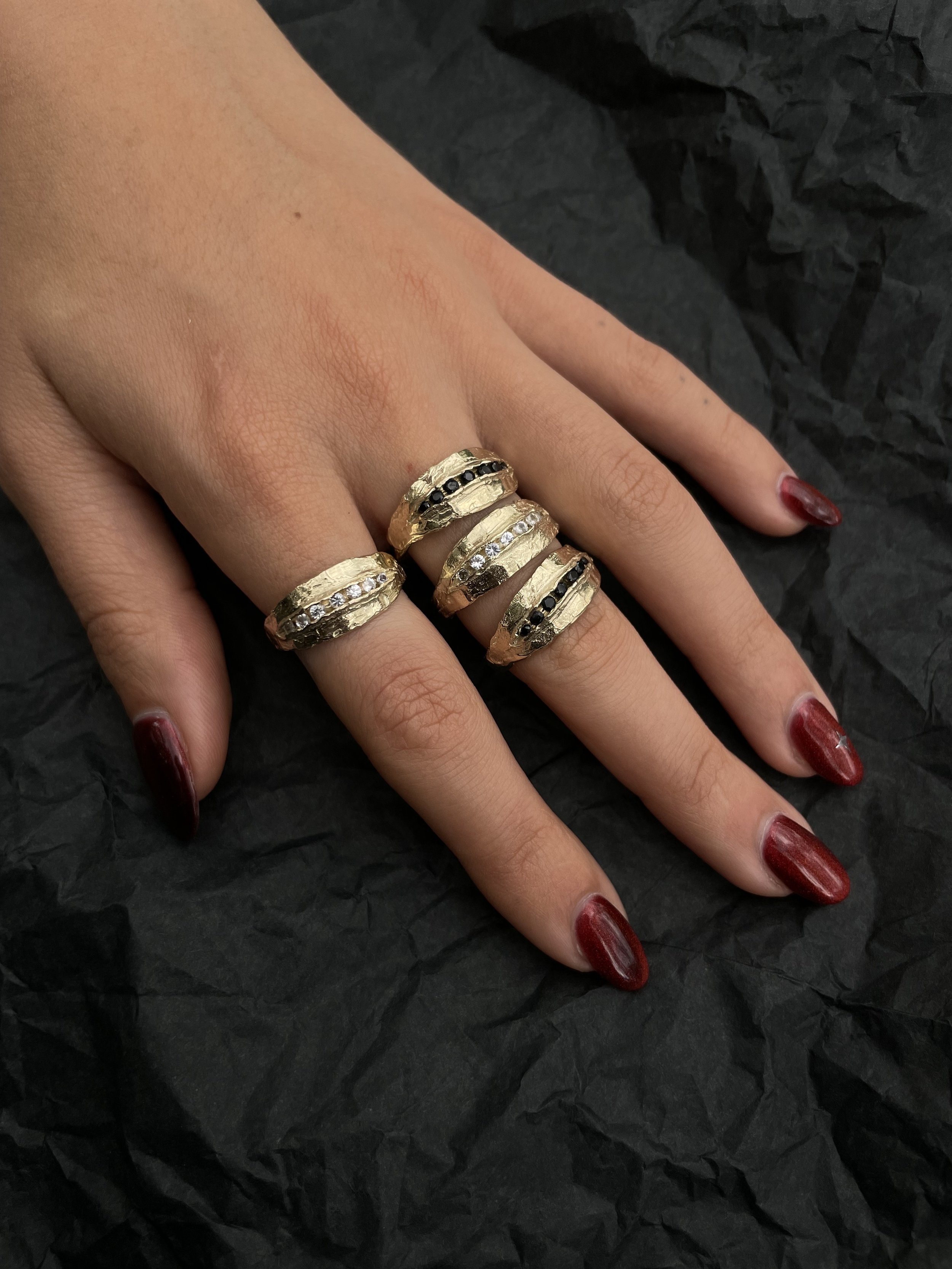Path of Light Ring - Elena Elias Fine Artist Jewellery Melbourne