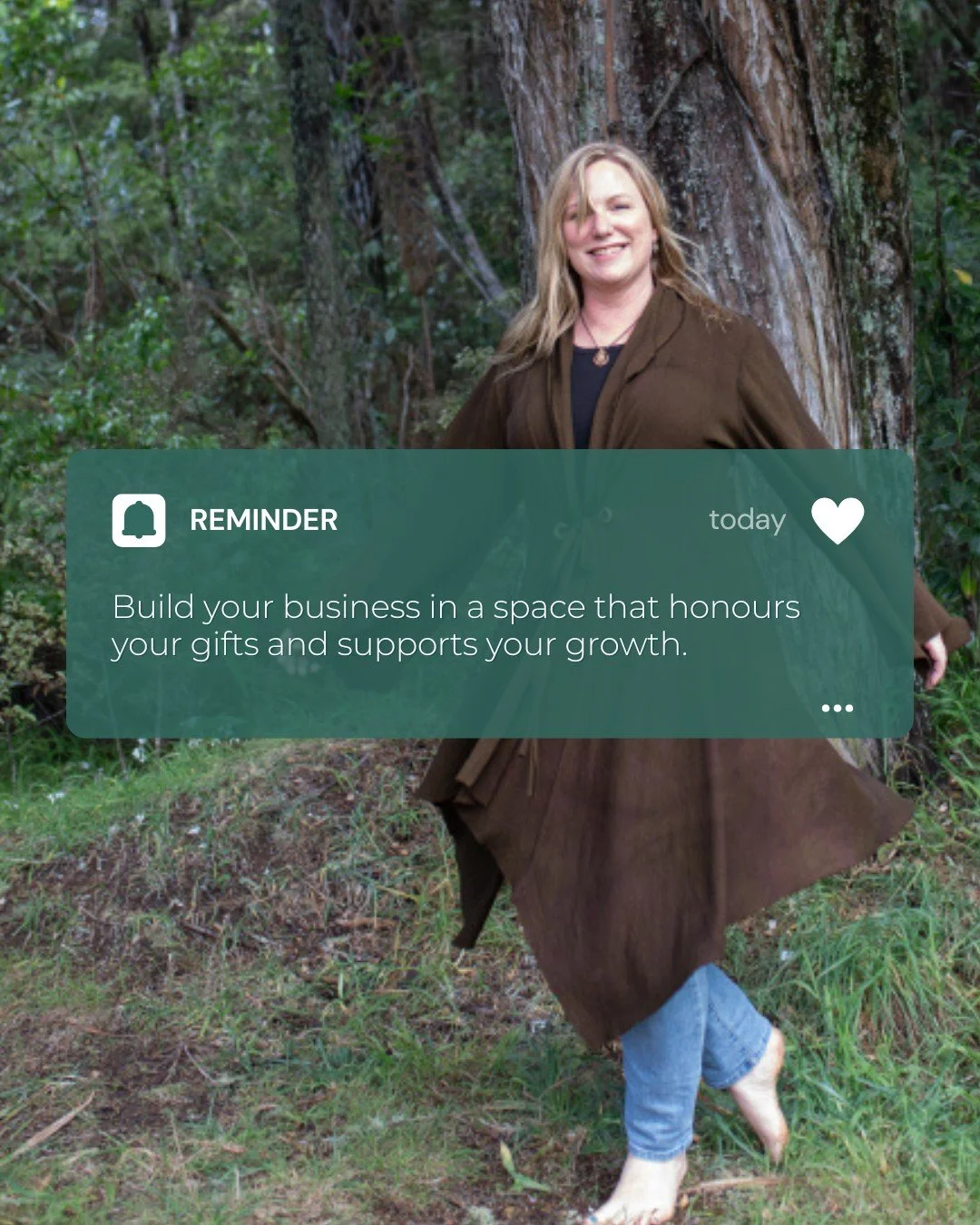 It&rsquo;s easy to get caught up in the noise of how things should be done. 

But your business isn&rsquo;t meant to look like anyone else&rsquo;s. It&rsquo;s meant to evolve with you. to feel aligned, nourishing, and alive.

When you create from tha