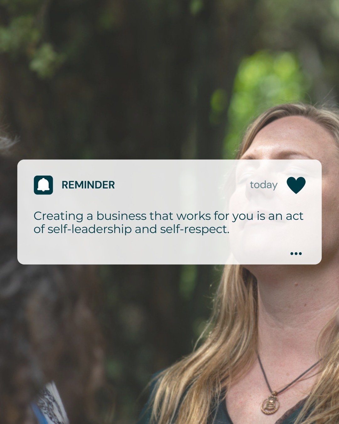 Real leadership isn&rsquo;t about doing more, it&rsquo;s about doing what aligns.

Creating a business that works for you is self-leadership in action.

It&rsquo;s a declaration that your energy, your time, and your wellbeing matter just as much as y