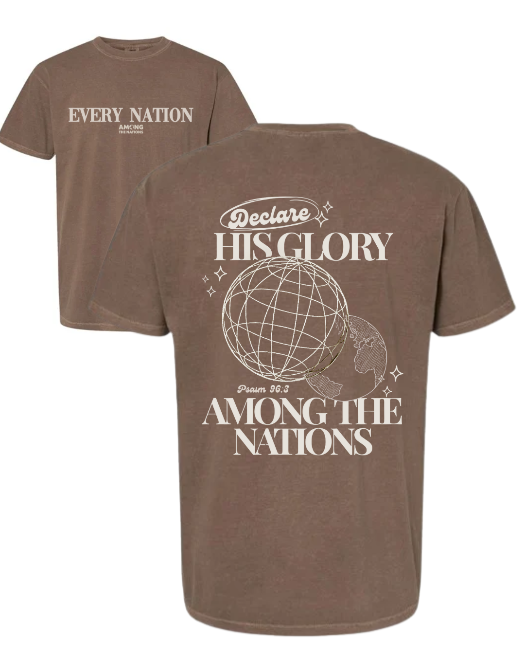 (PRE-SALE) Every Nation T-Shirt - Espresso