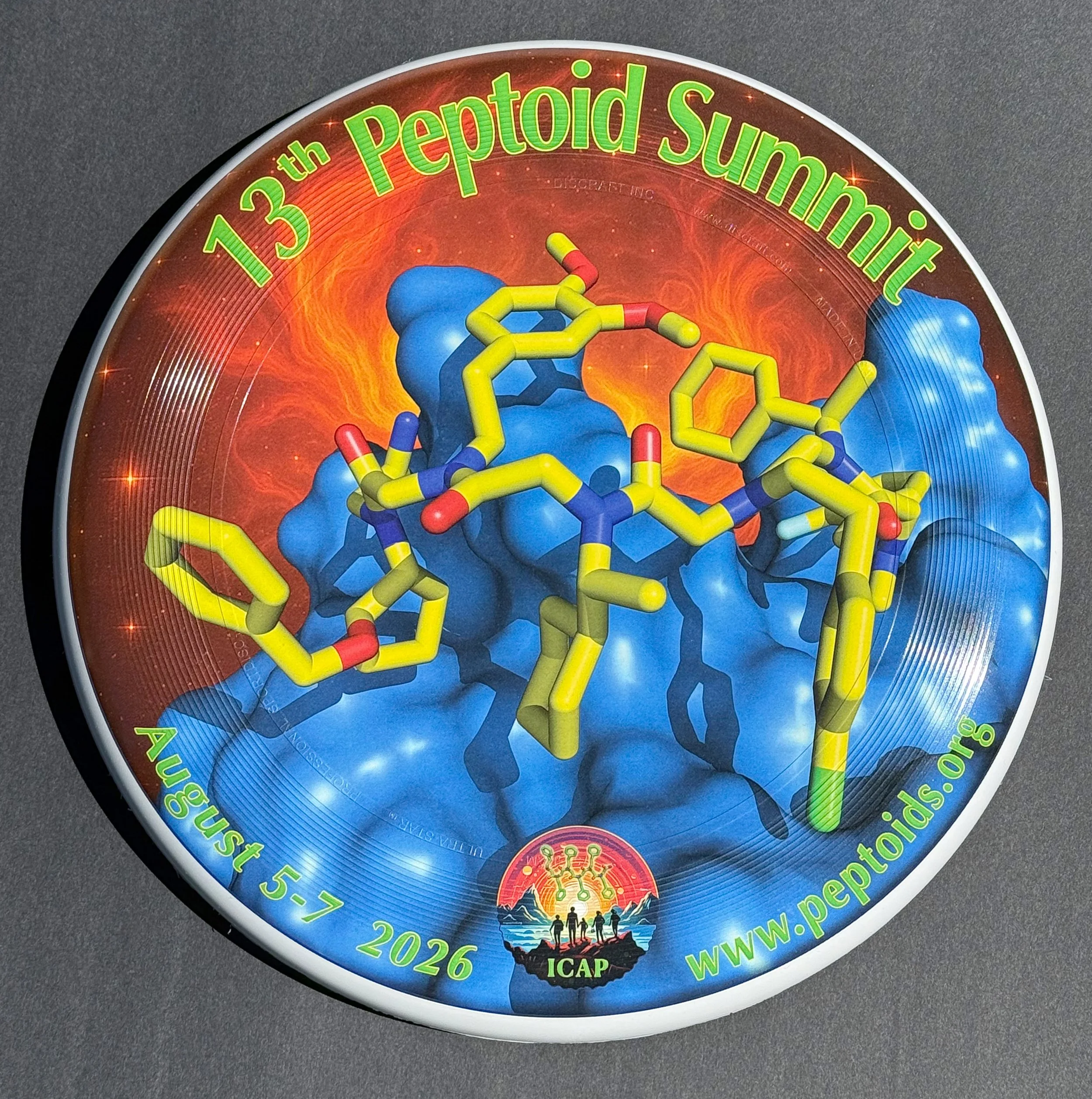 13th Peptoid Summit Frisbee (in-person attendees only)