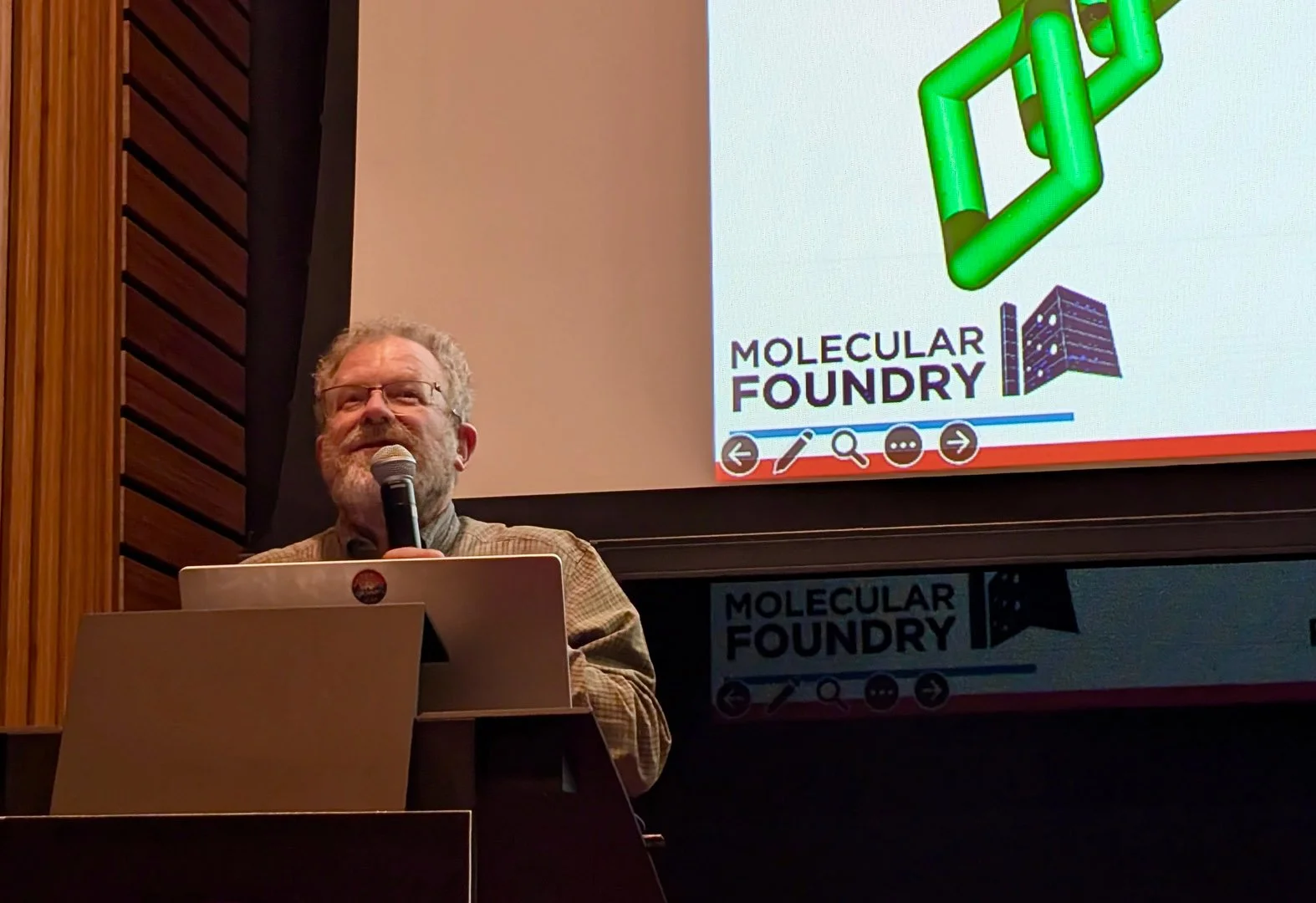 Ron giving an intro