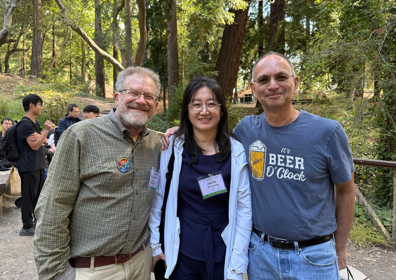 Ron with Jing Sun and Nitash Balsara