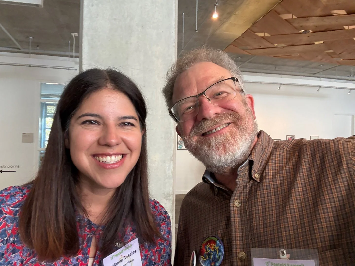 Adrianne Rosales, UT Austin with Ron