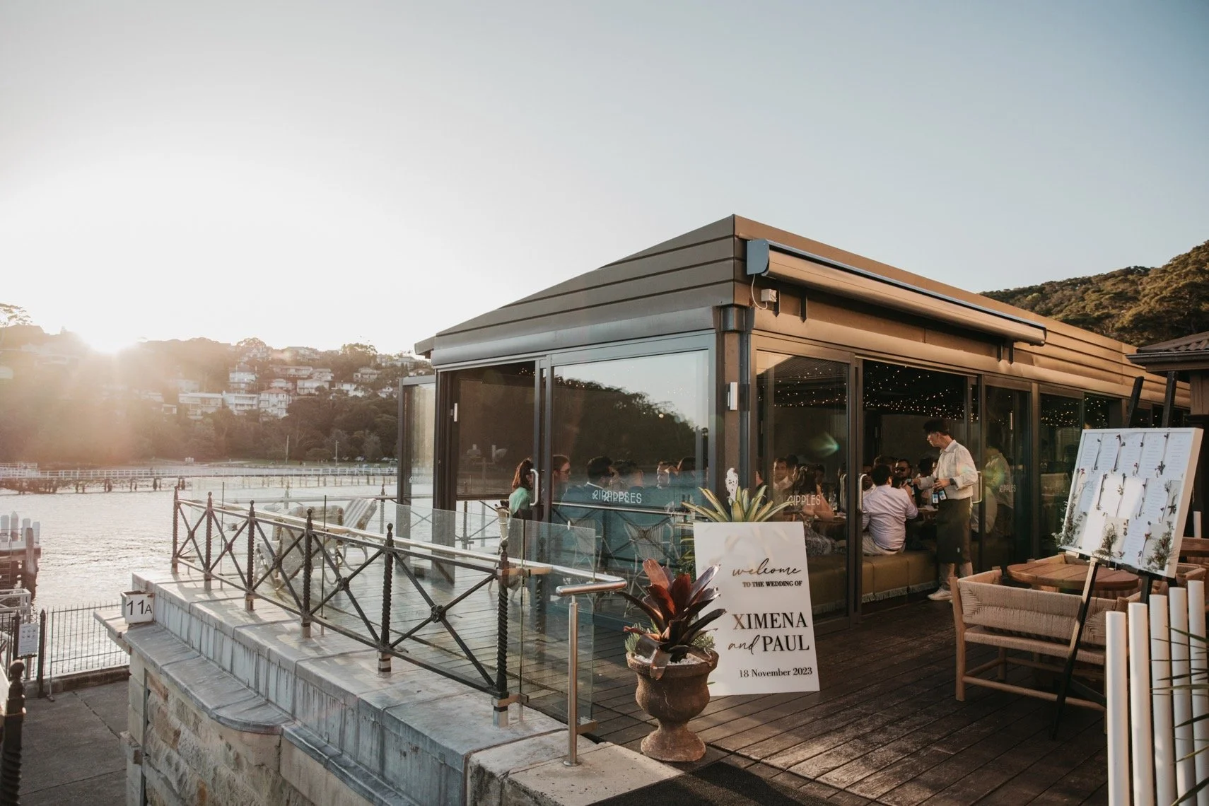 Sydney winter wedding special — Ripples Chowder Bay